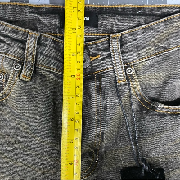 NEW Blue Carats Grey Jeans 29 - Picture 8 of 10